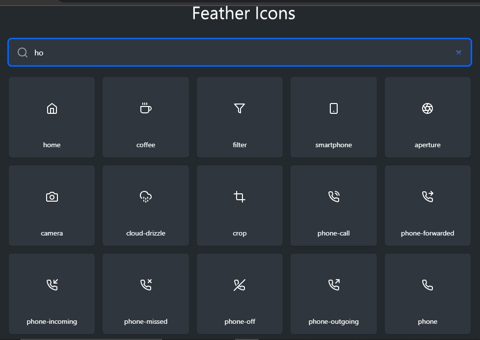 Feather Icons