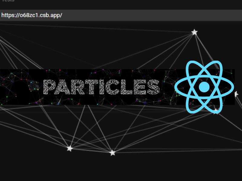 particle js in react