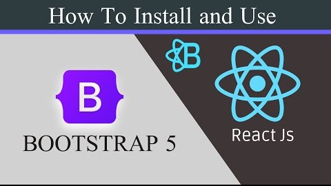 how to install and use bootstrap 5 in reat js tutorend